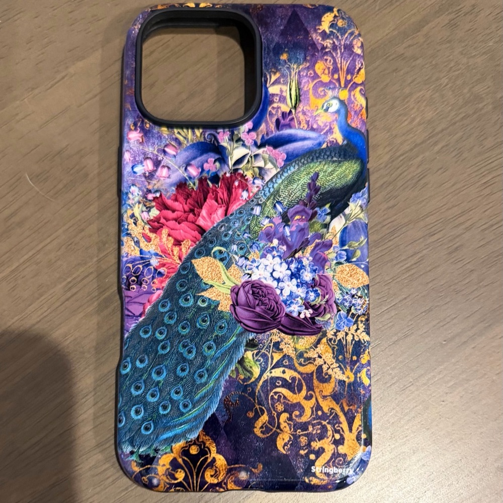 Elegant Peacock Design Phone Case